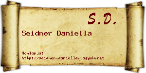Seidner Daniella névjegykártya