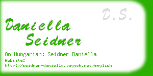 daniella seidner business card